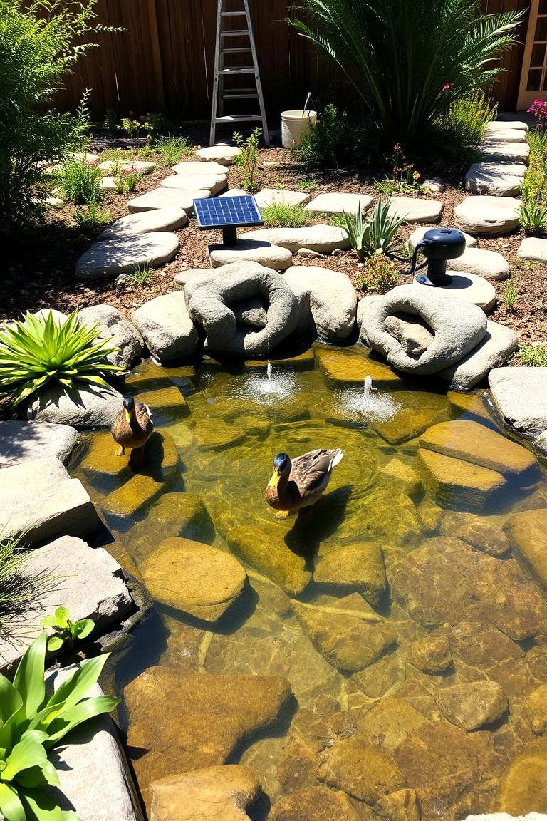 Eco Friendly Sustainable Duck Pond - 24 Duck Pond Ideas