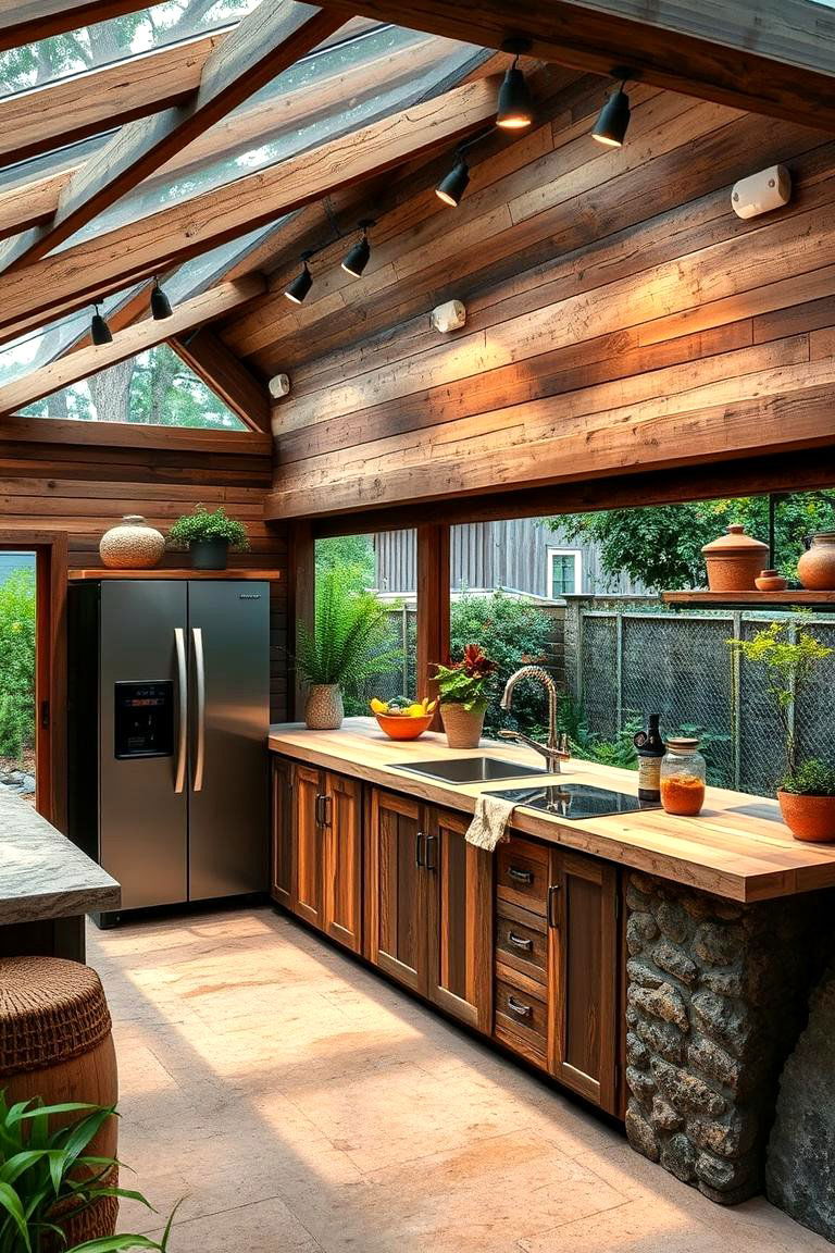 Eco Friendly Sustainable Kitchen - 24 Luxury Outdoor Kitchen Ideas