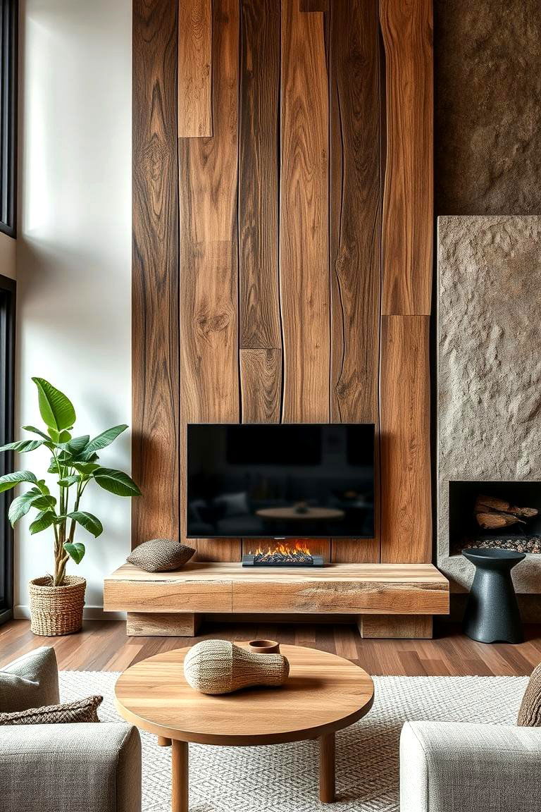 Eco Friendly Sustainable Materials - 24 Tv Over Fireplace Ideas