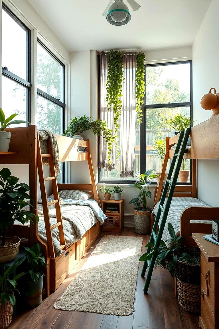 Eco Friendly Sustainable Setup - 24 Boys Dorm Room Ideas