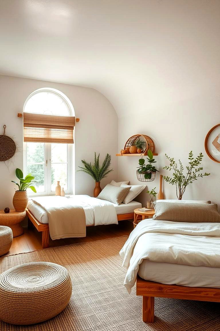 Eco Friendly Sustainable Style - 24 Twin Bedroom Ideas