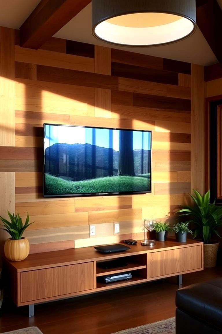 Eco Friendly TV Wall - 24 Tv Wall Ideas