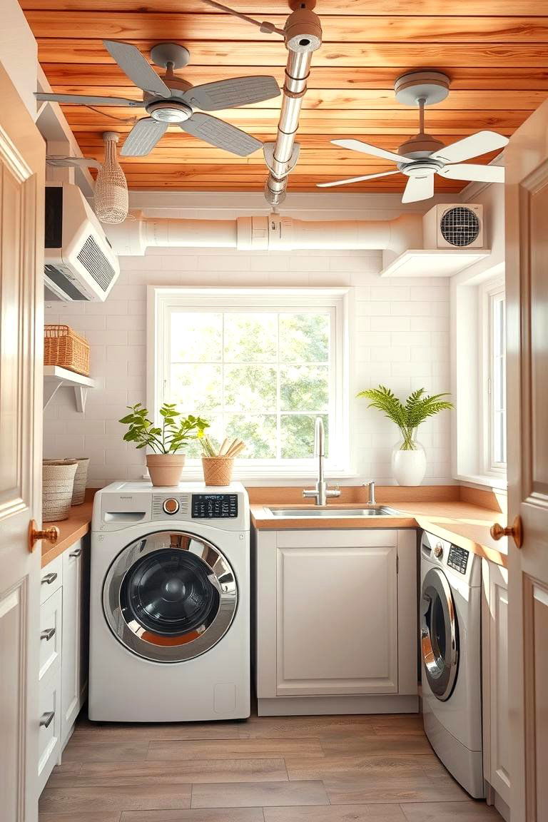 Eco Friendly Ventilation - 24 Green Laundry Room Ideas