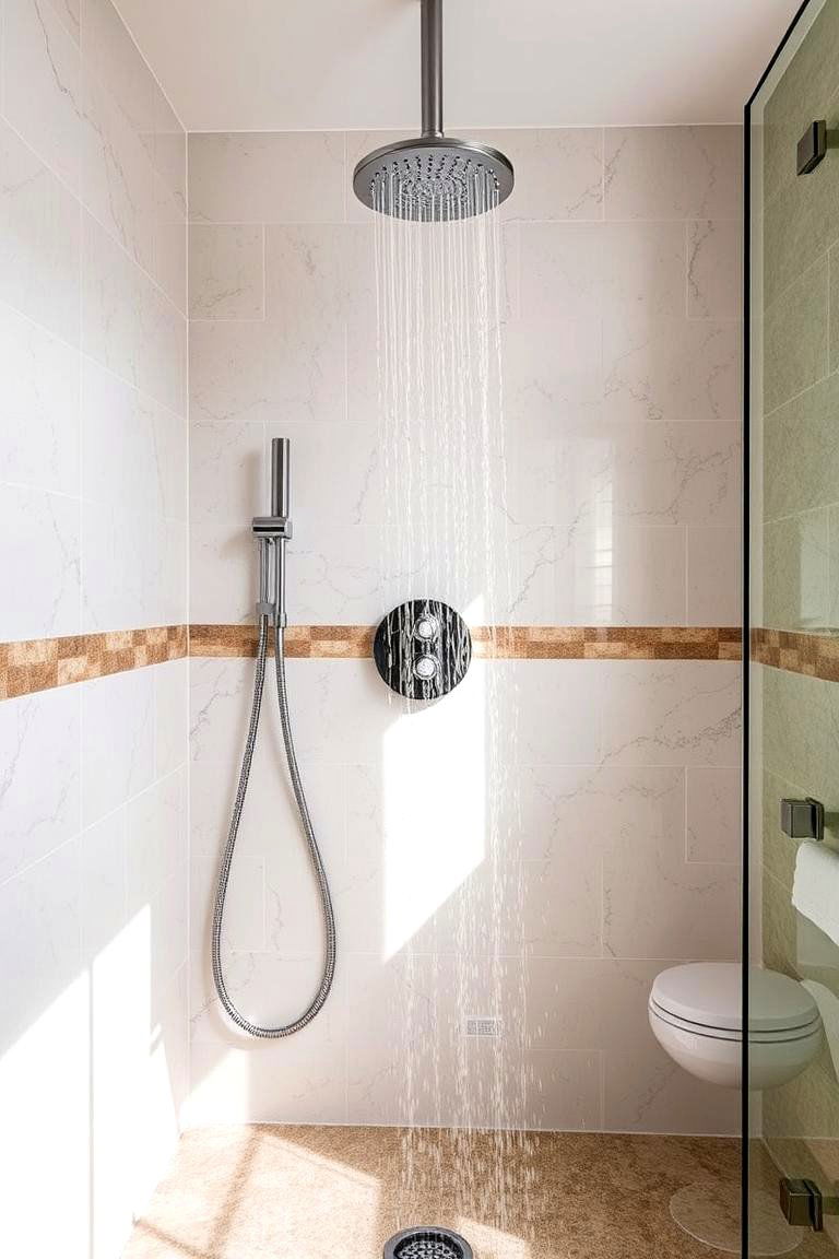 Eco Friendly Water Recycling Shower - 24 Double Shower Ideas