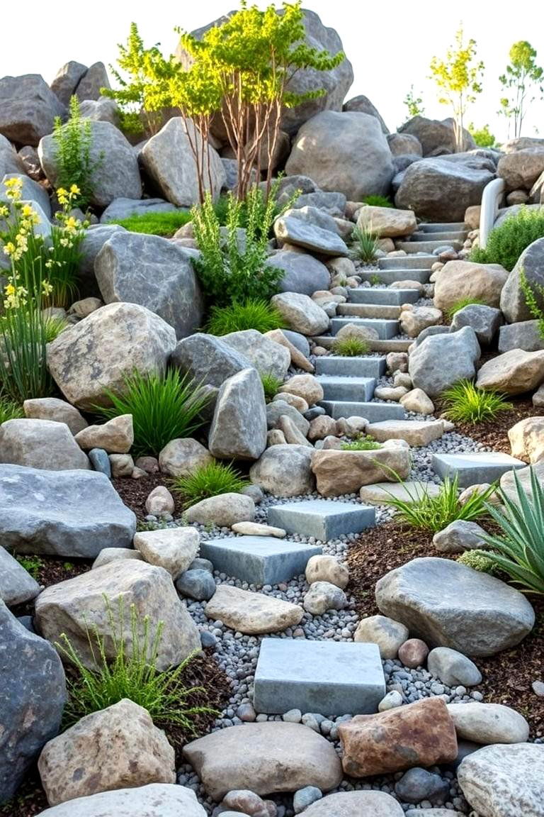 Eco Integrated Rock Garden - 24 Rock Garden Ideas