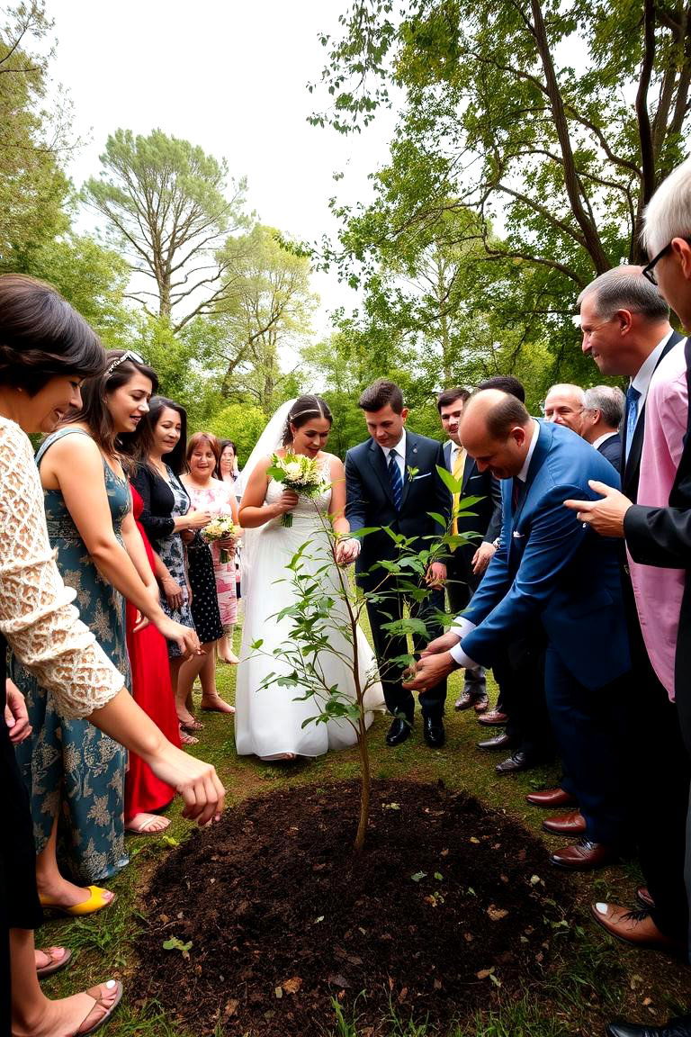 Eco Planting Ceremony - 24 Wedding Send-off Ideas