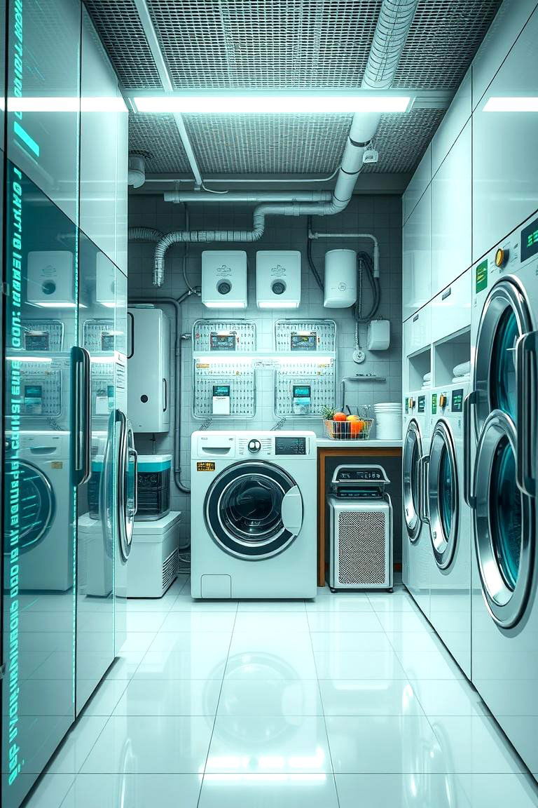Eco Smart Laundry Hub - 24 Green Laundry Room Ideas