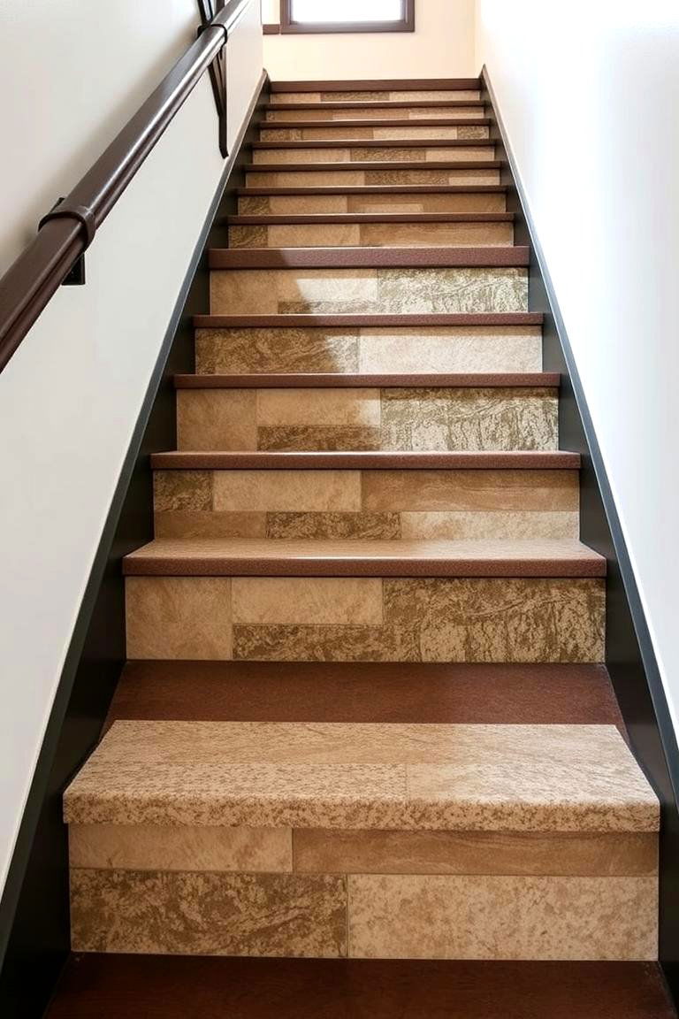 Eco Stone Composite Stair Risers - 24 Stair Riser Ideas
