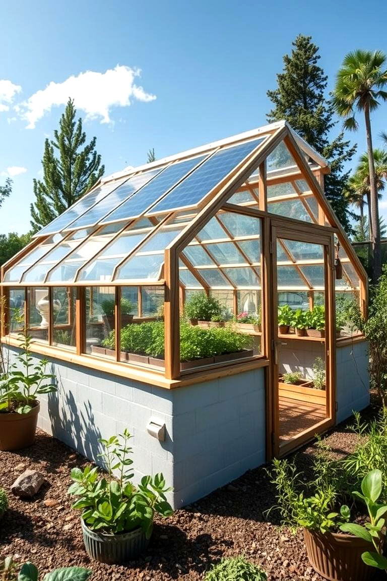 Eco Sustainable Greenhouse - 24 Corner Greenhouse Ideas