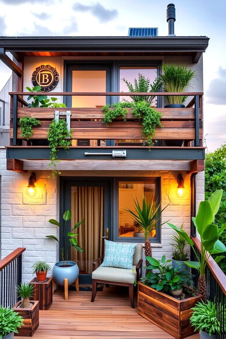 Eco friendly Balcony Design - 24 Second Story Balcony Ideas