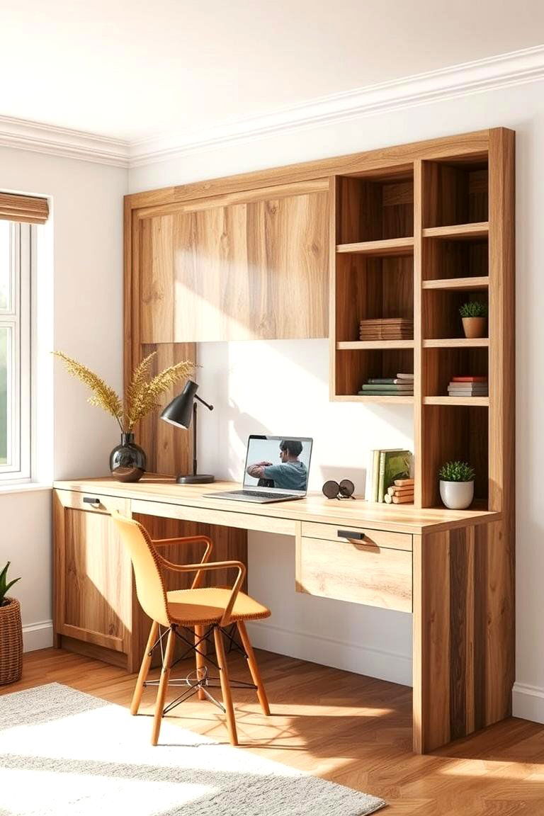 Eco friendly Built in Desk - 24 Built-in Desk Ideas