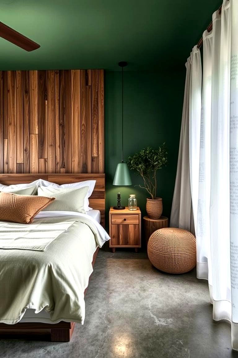 Eco friendly Concrete Floor Bedroom Oasis - 24 Concrete Floor Bedroom Ideas
