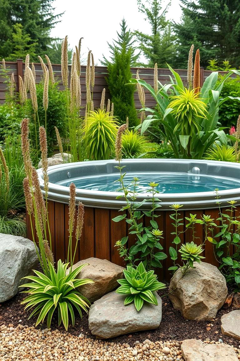 Eco friendly Native Plants - 24 Hot Tub Landscaping Ideas