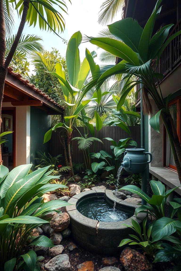 Eco friendly Rainwater Harvesting - 24 Tropical Backyard Ideas