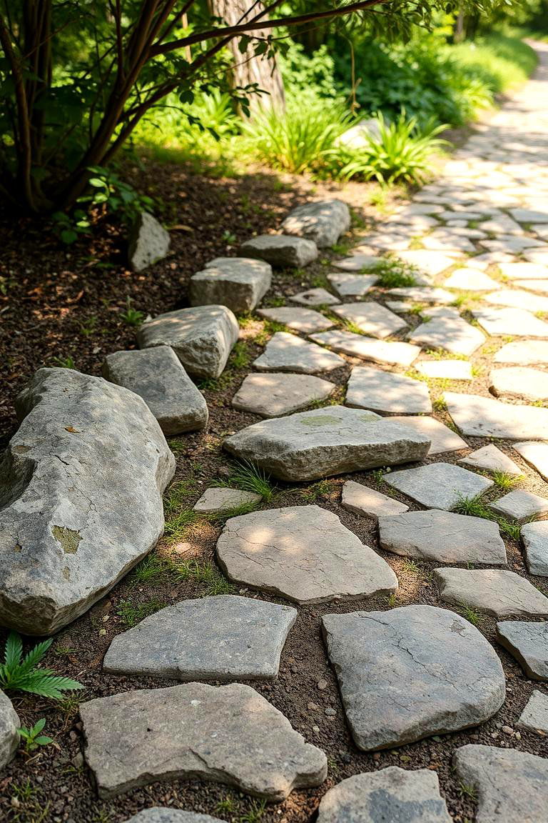 Eco friendly Reclaimed Granite - 24 Granite Walkway Ideas