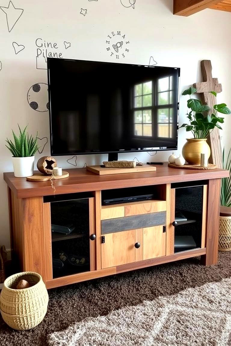 Eco friendly Reclaimed Tv Stand - 24 Tv Stand Ideas