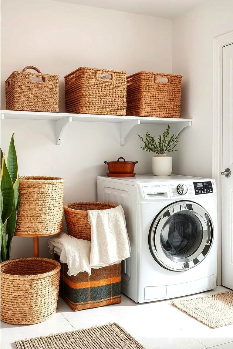 Eco friendly Recycled Laundry Baskets - 24 Laundry Basket Storage Ideas