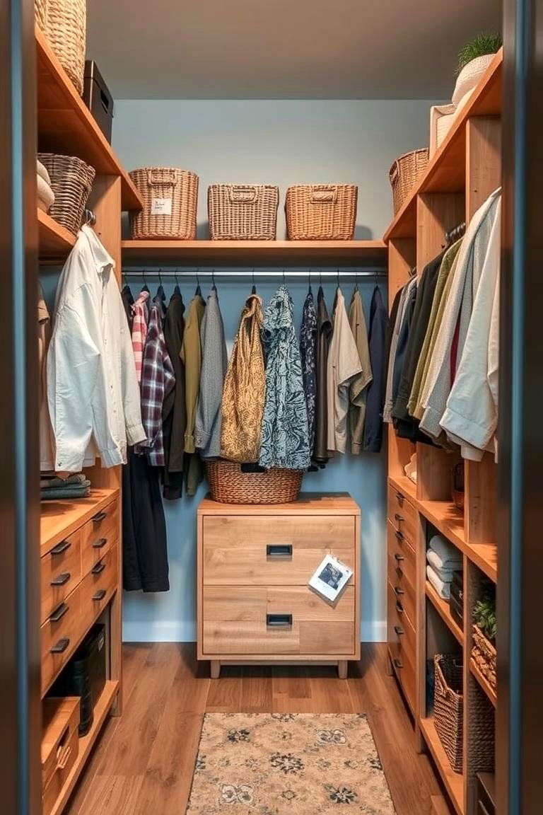 Eco friendly Rustic Organizers - 24 Rustic Closet Ideas