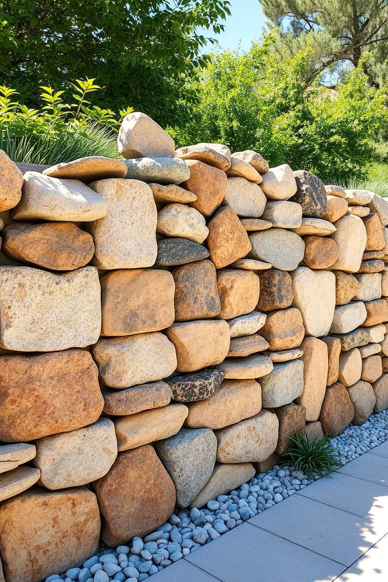 Eco friendly Stone Installation - 24 Stone Porch Ideas