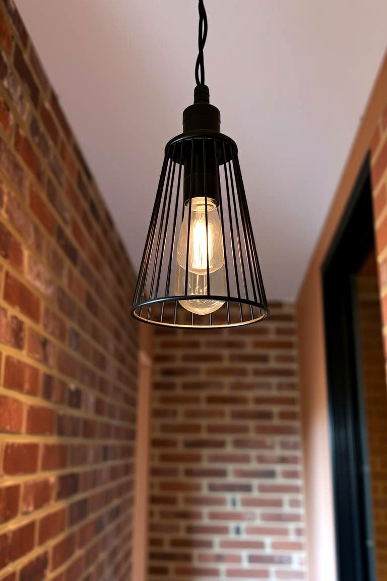 Edgy Industrial Style Lights - 24 Hallway Lighting Ideas