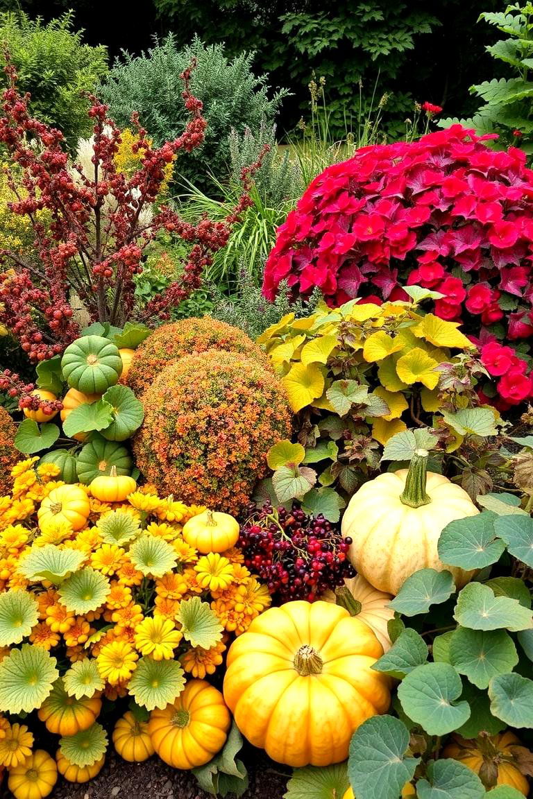 Edible Autumn Display - 24 Fall Garden Ideas