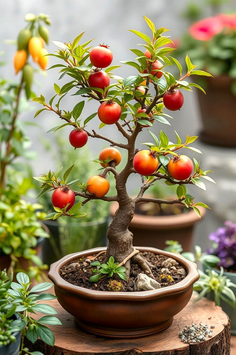 Edible Bonsai Garden Touch - 24 Bonsai Garden Ideas