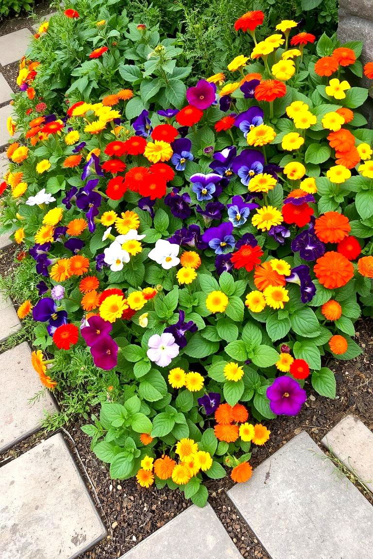Edible Flower Corner - 24 Corner Garden Ideas