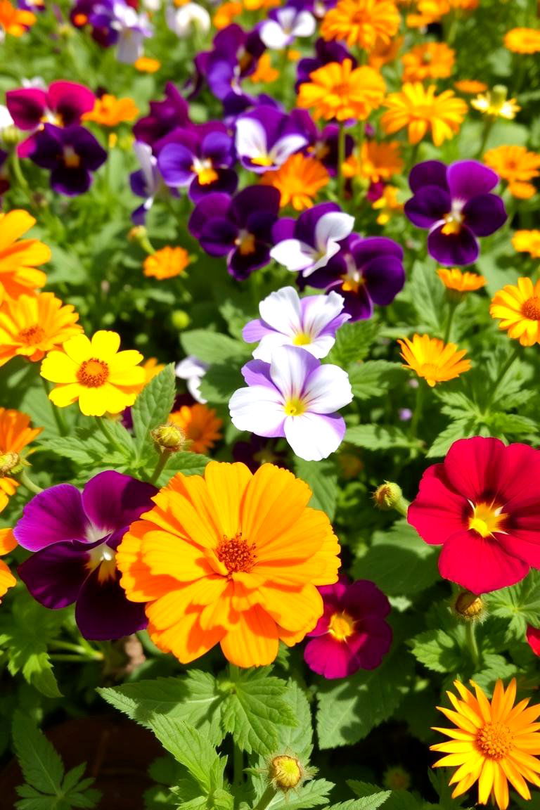 Edible Flower Garden - 24 Sensory Garden Ideas