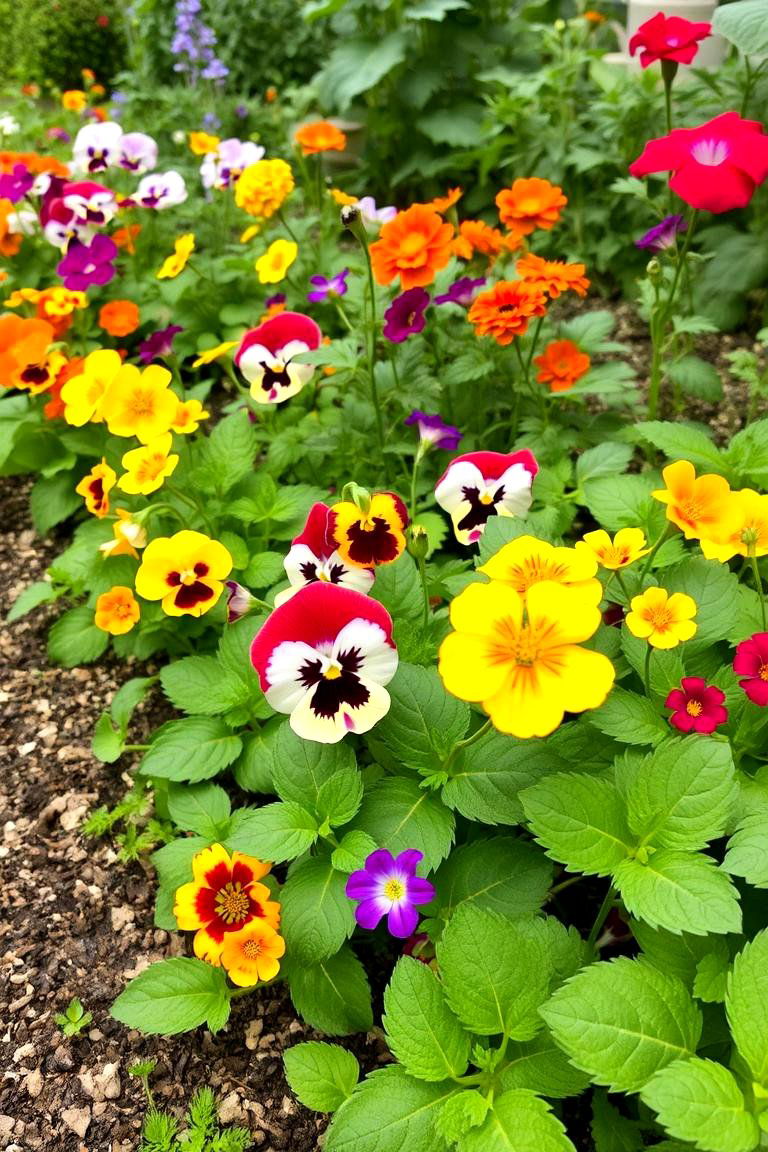 Edible Flower Garden for Beauty and Flavor - 24 Vegetable Garden Ideas
