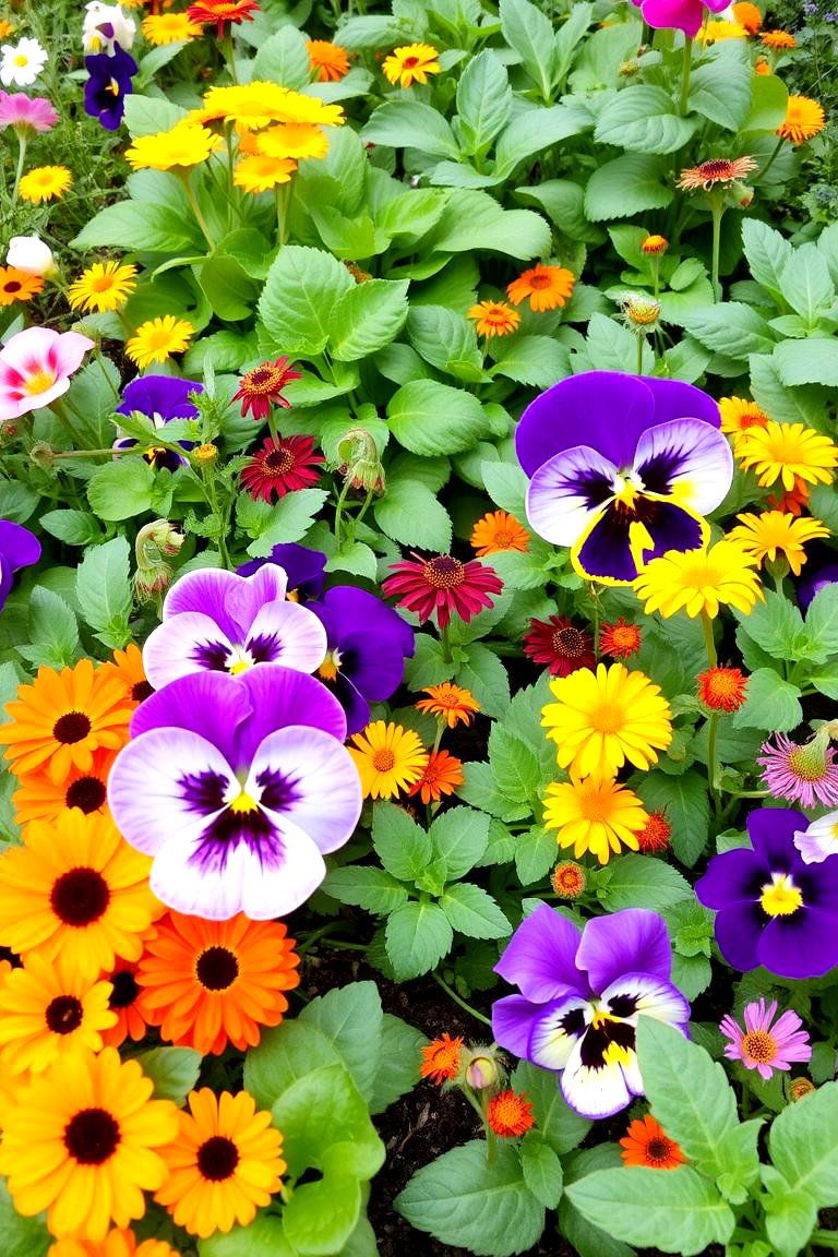 Edible Flower Garden - 24 Floral Nursery Ideas