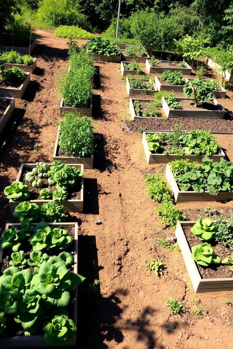 Edible Garden on a Slope - 24 Sloping Garden Design Ideas