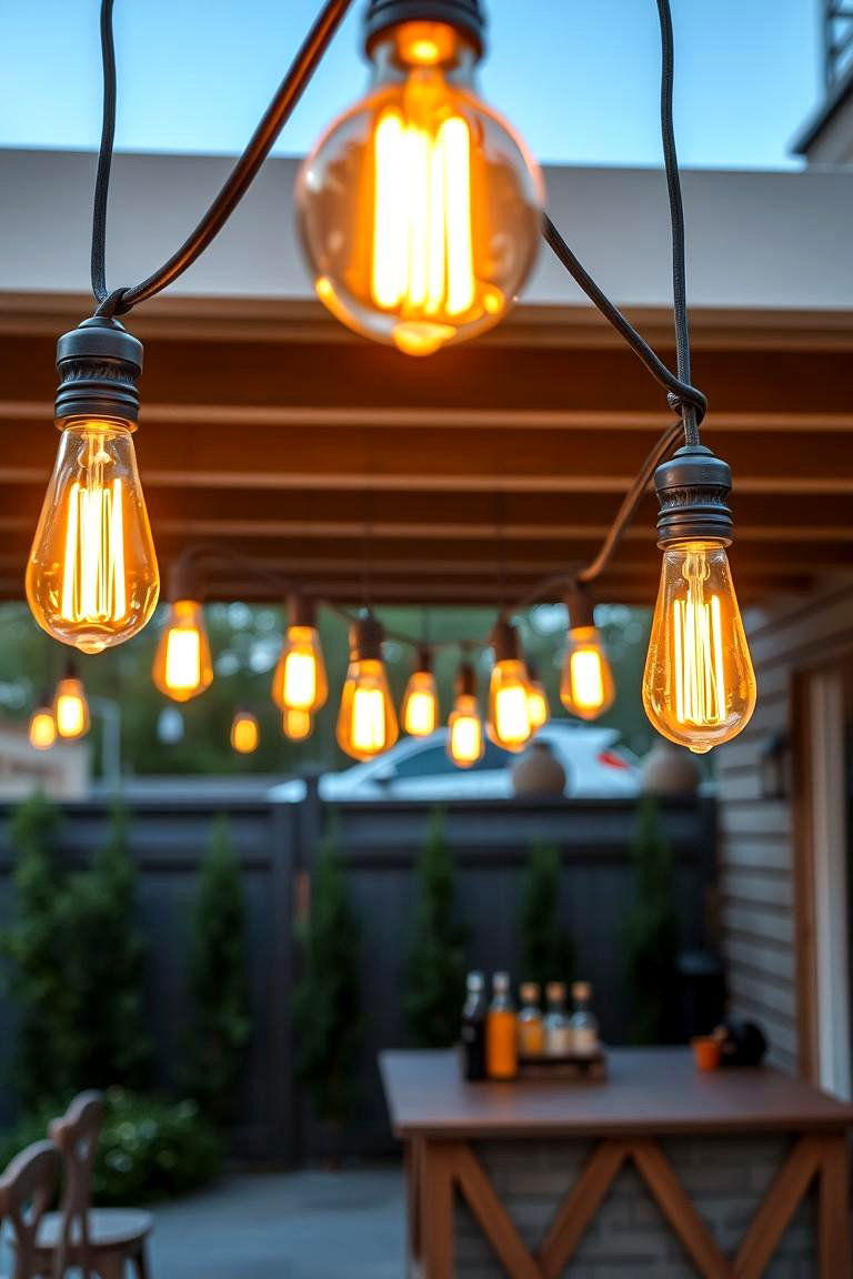 Edison Bulb String Lights - 24 Patio String Light Ideas