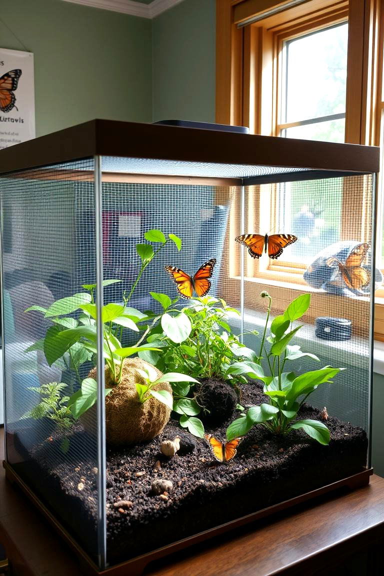 Educational Butterfly Terrarium - 24 Terrarium Ideas