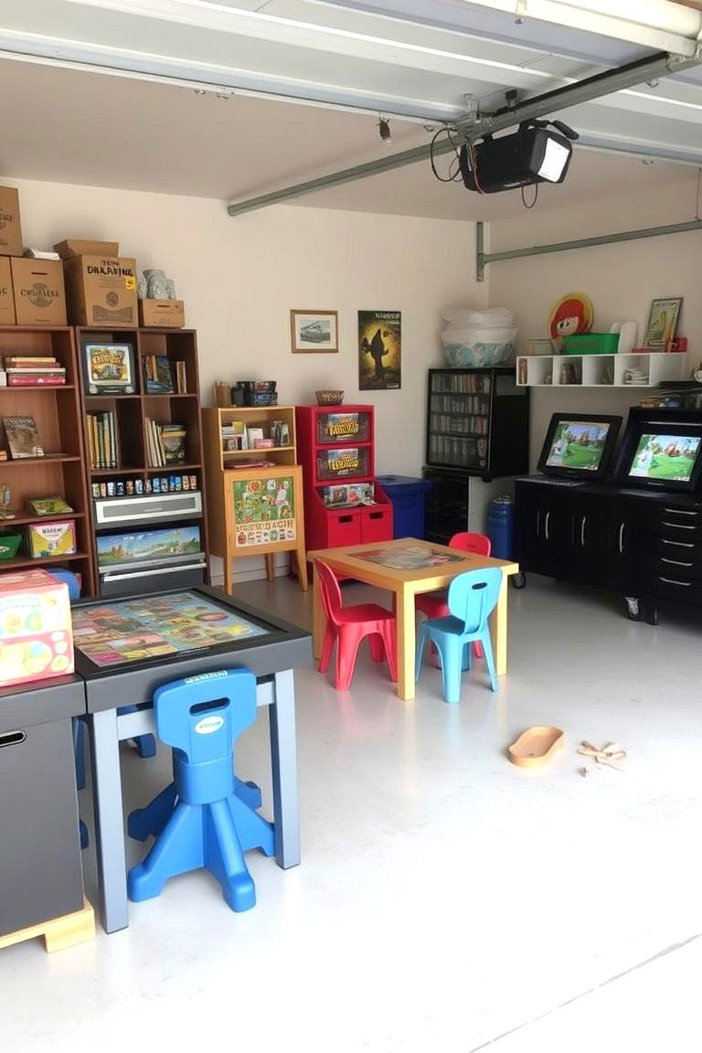 Educational Game Center - 24 Garage Game Room Ideas