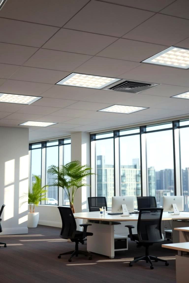 Efficient Lighting Solutions - 24 Small Home Office Ideas