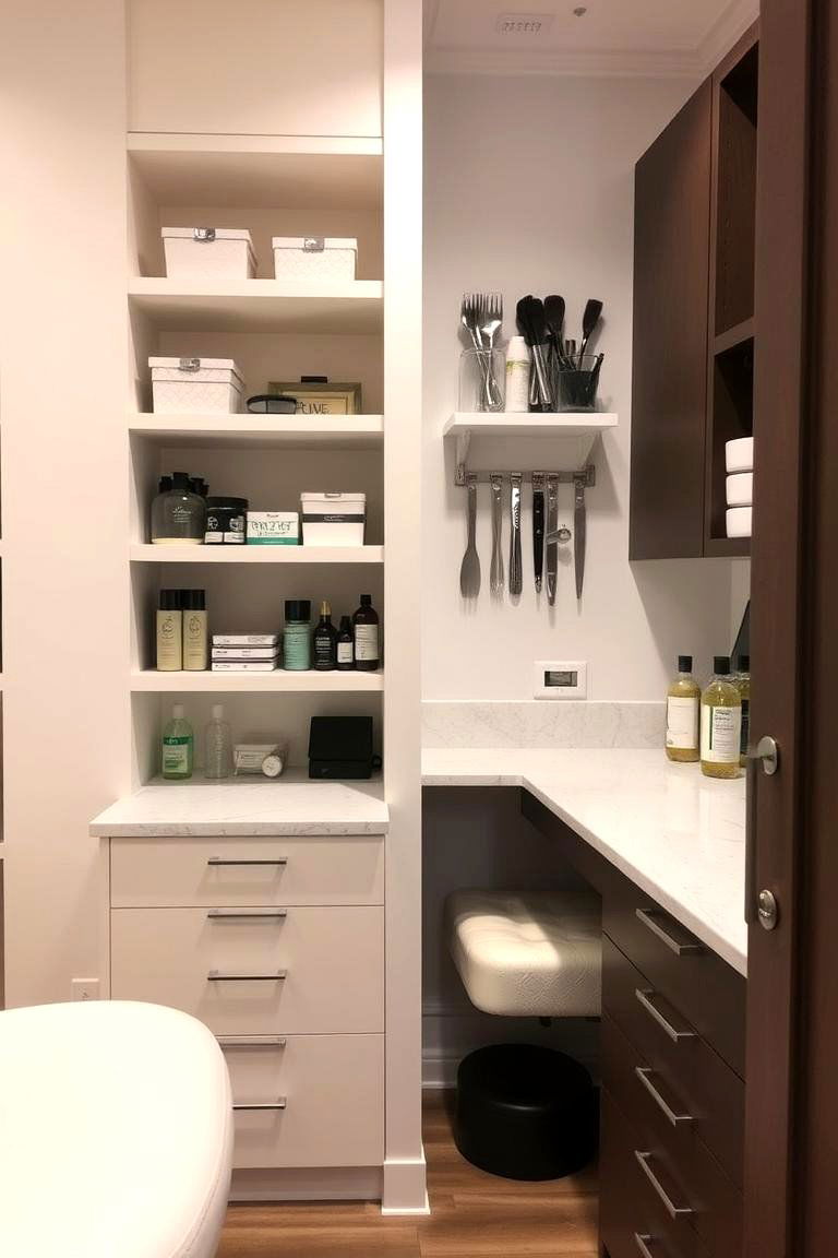 Efficient Storage Solutions - 24 Esthetician Room Ideas