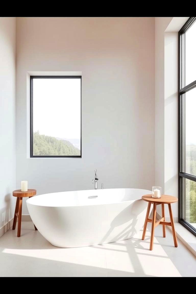 Efficient Ventilation - 24 Minimalist Bathroom Ideas