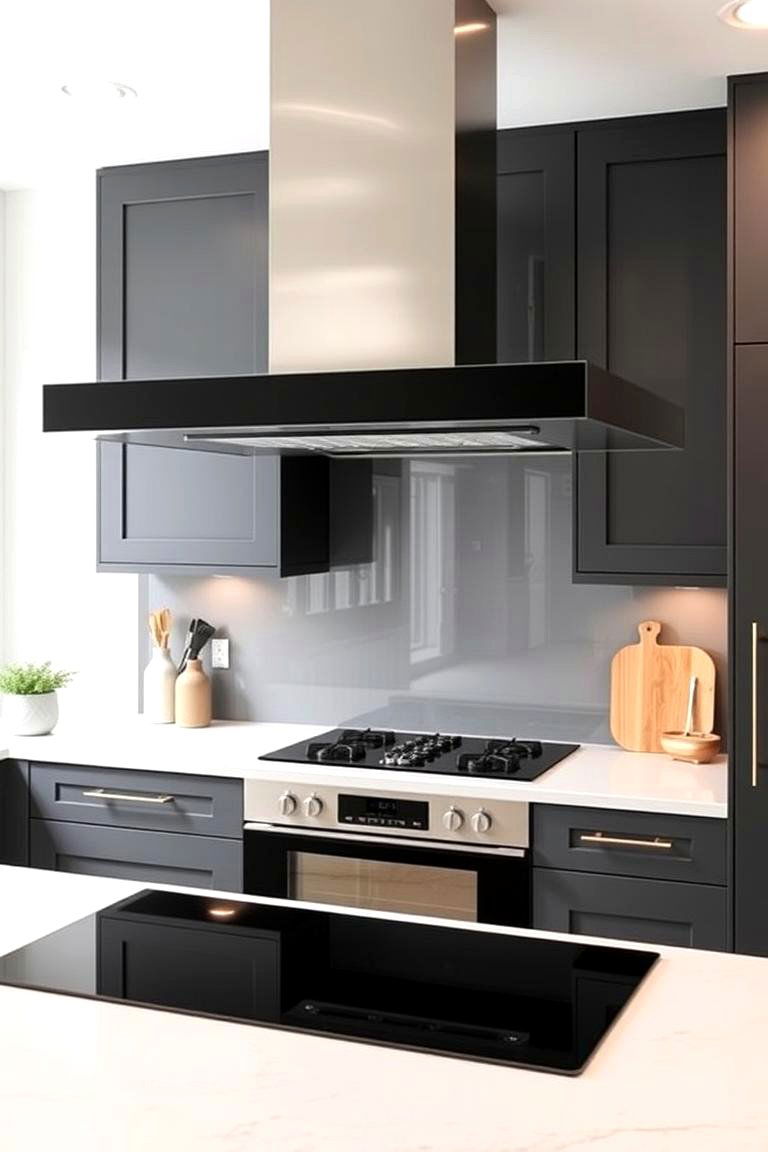 Effortless Coordination - 24 Kitchen With Black Appliances