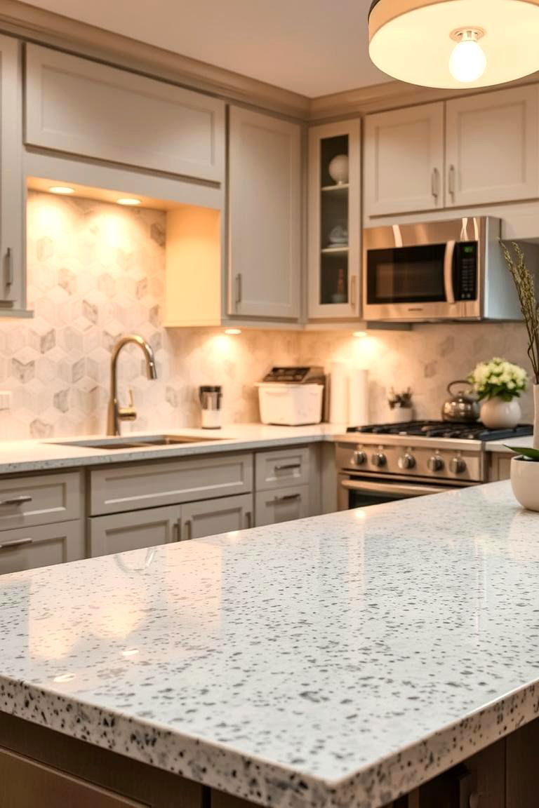 Effortless Maintenance Mastery - 24 Terrazzo Kitchen Countertops