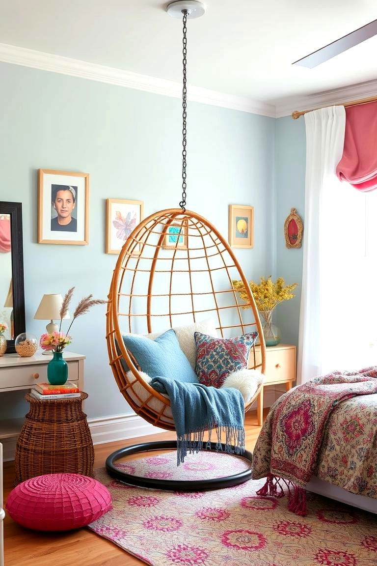 Egg Chair for a Modern Touch - 24 Bedroom Chair Ideas