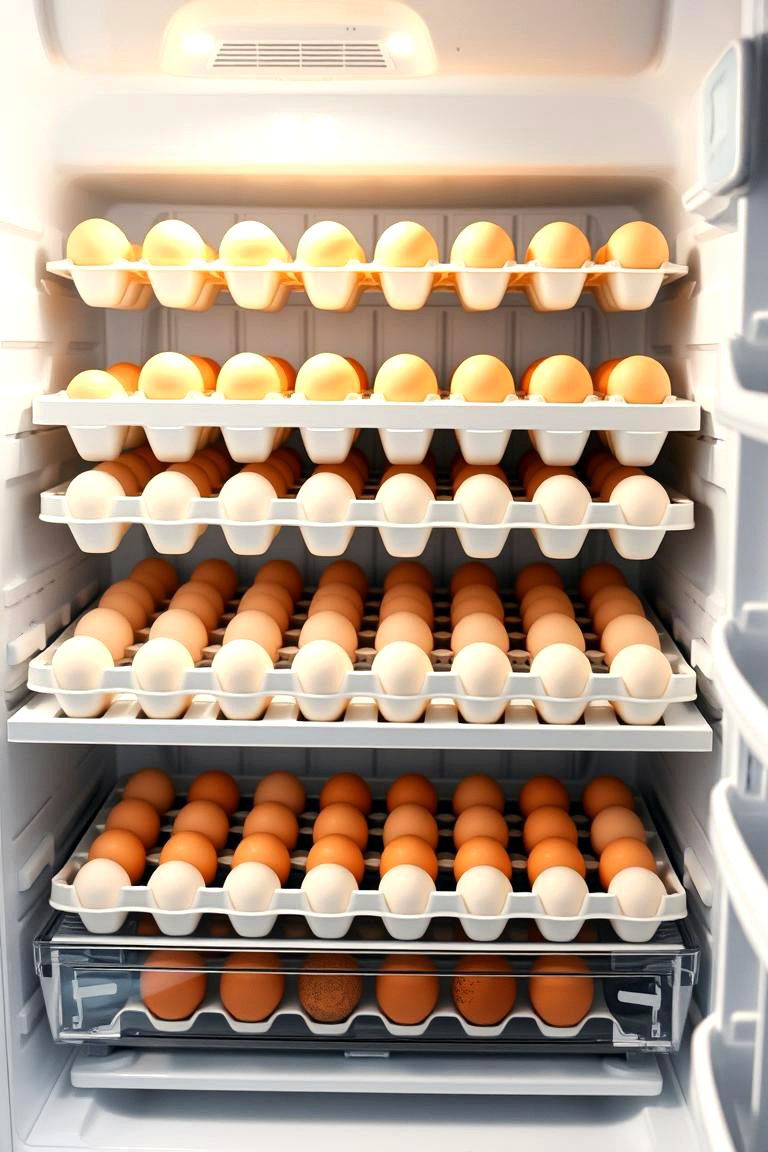 Egg Storage Solutions - 24 Fridge Organization Ideas
