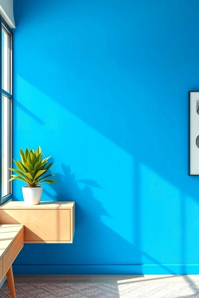 Electric Blue Accent - 24 Blue Accent Wall Ideas
