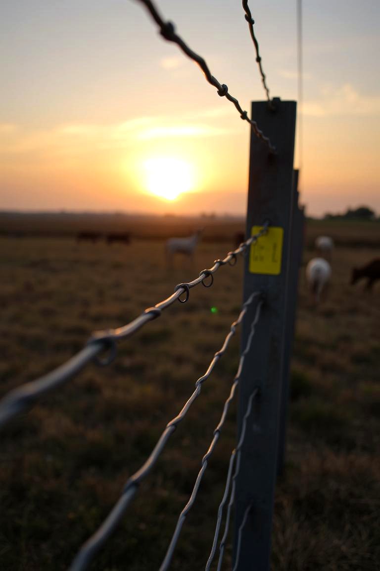 Electric Fence for Added Security - 24 Farm Fence Ideas