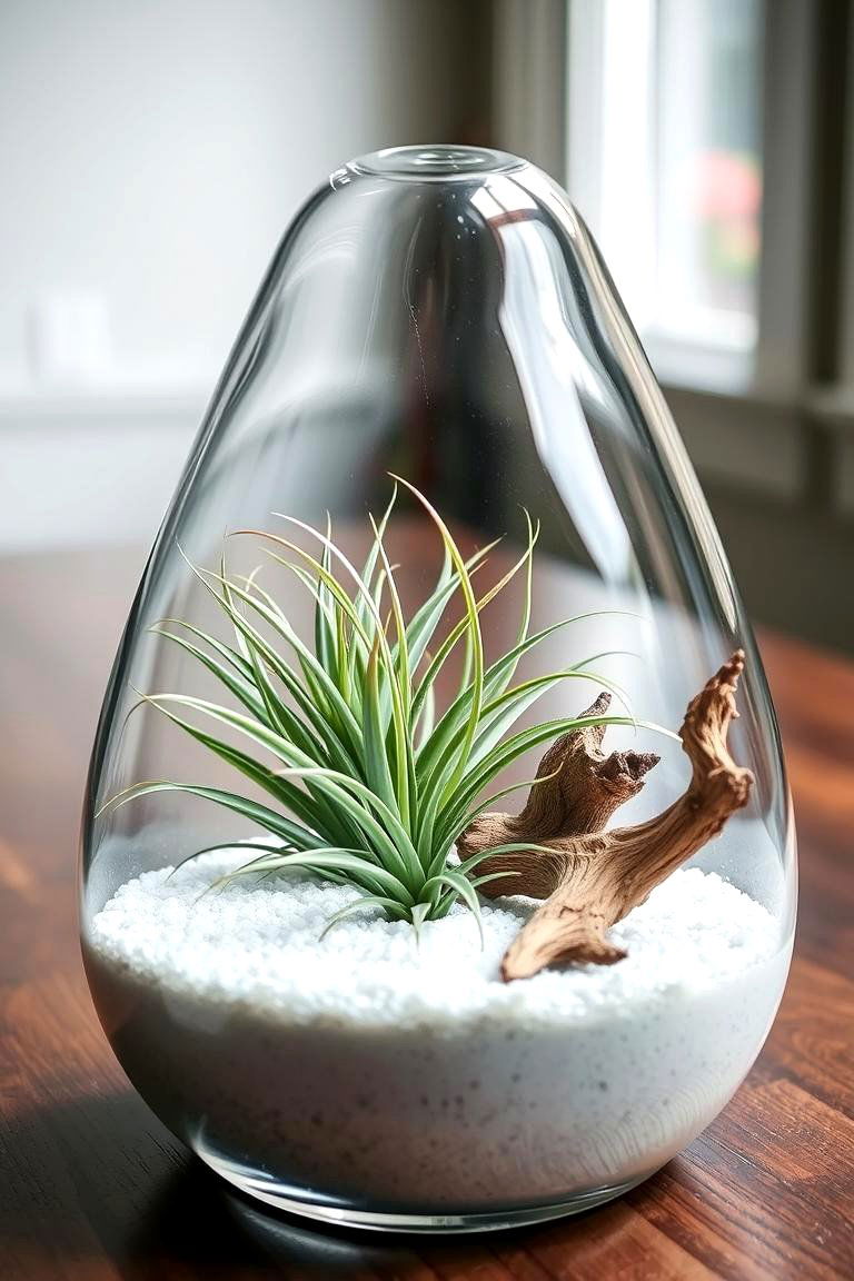 Elegant Air Plant Terrarium - 24 Terrarium Ideas
