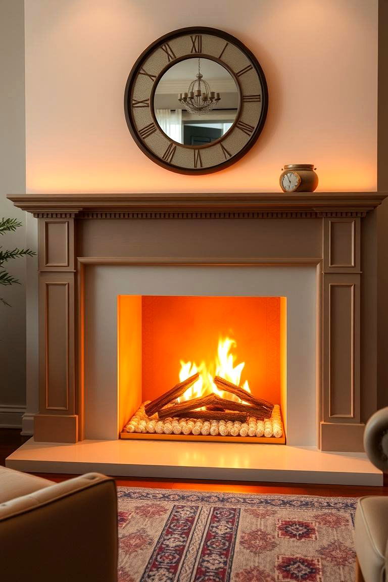 Elegant Ambiance Gas Fireplace - 24 Corner Gas Fireplace Ideas