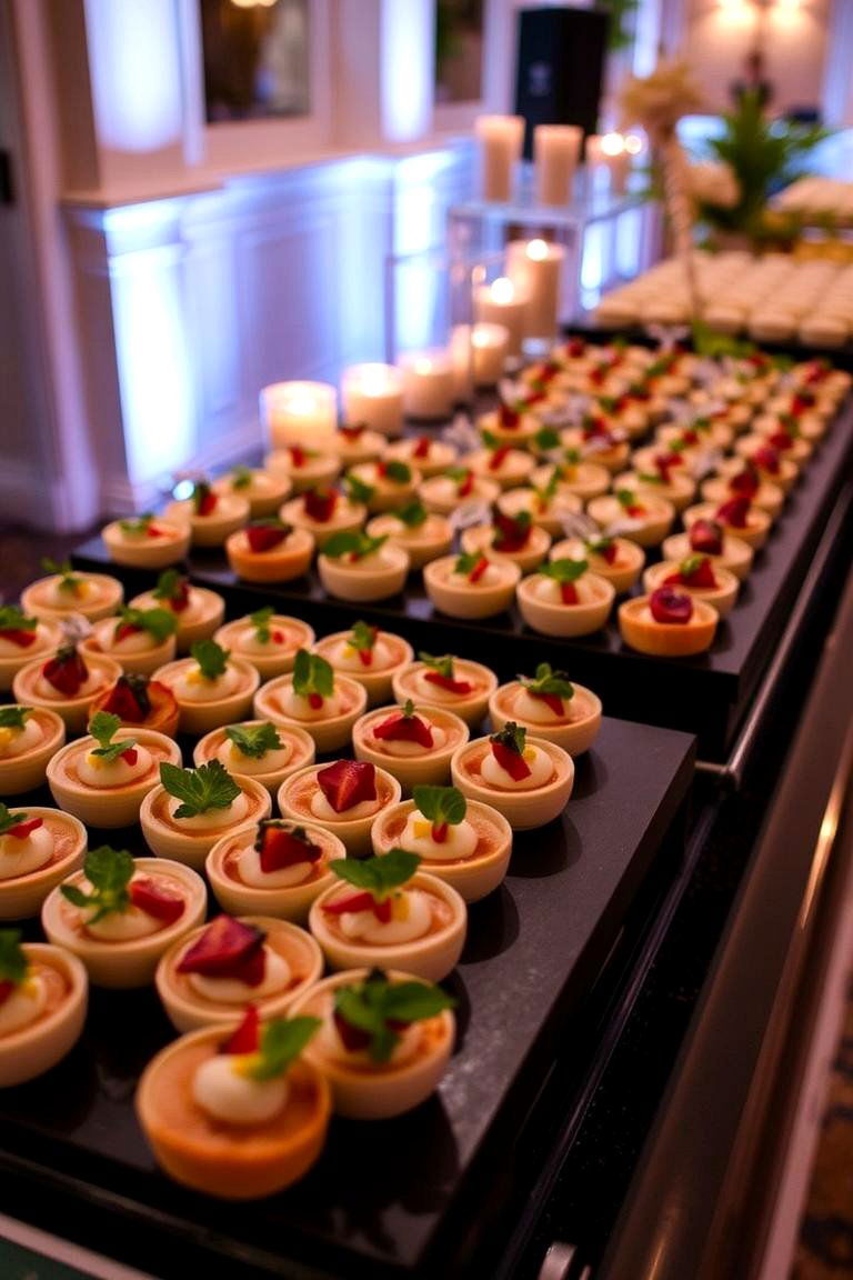 Elegant Appetizer Stations - 24 Wedding Food Ideas