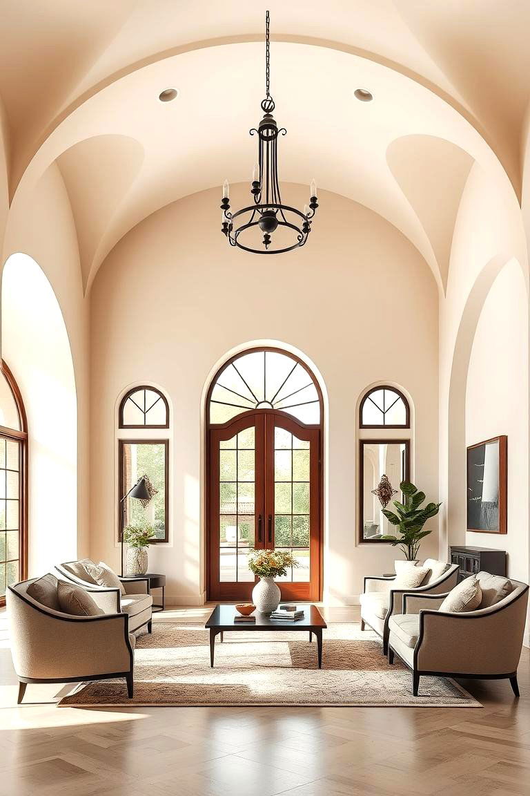 Elegant Arched Doorways - 24 Spanish Style Living Room Ideas