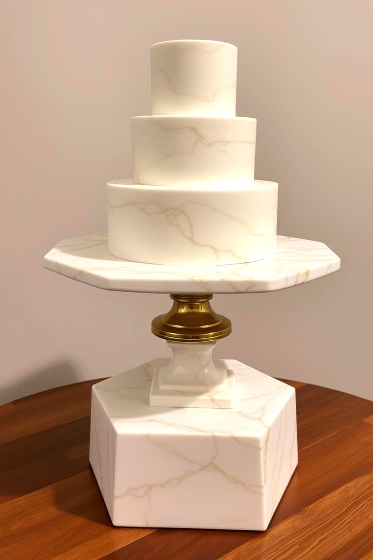 Elegant Art Deco Wedding Cake Stand - 24 Art Deco Wedding Ideas