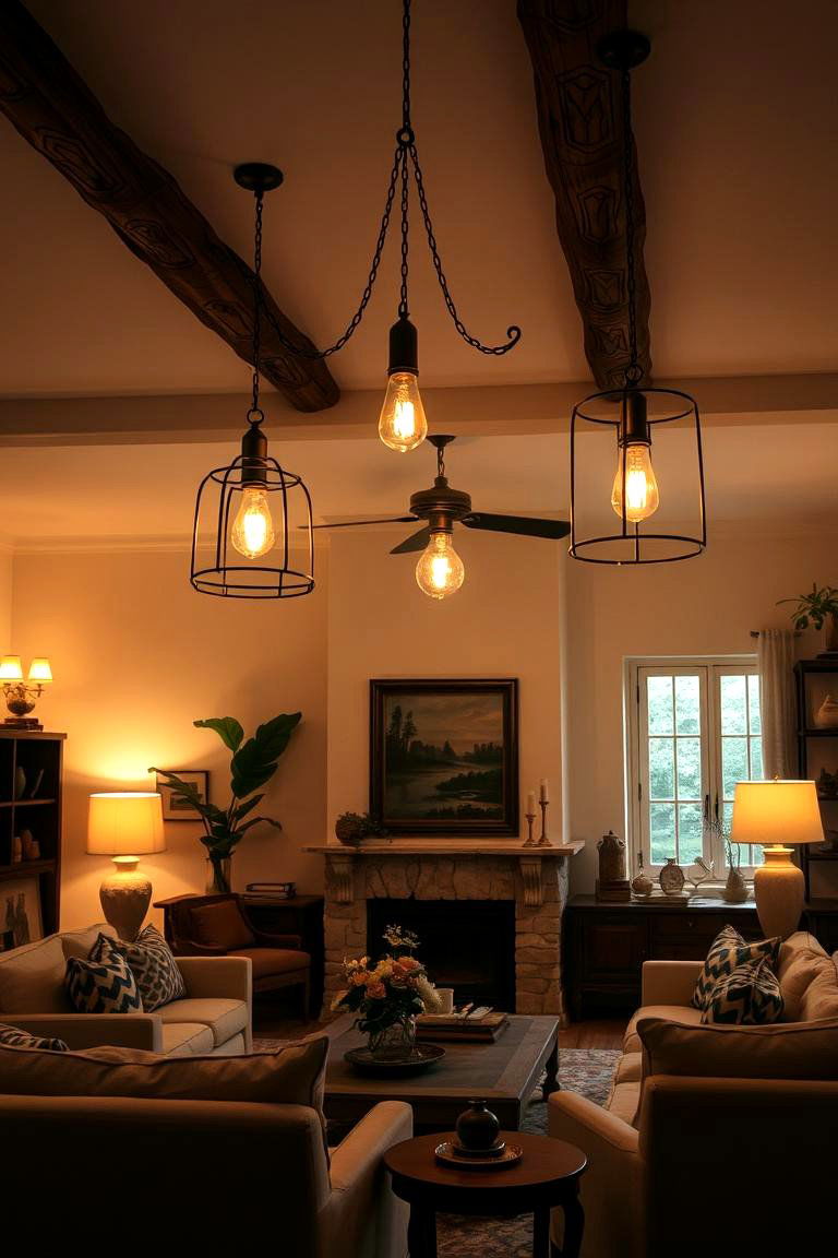 Elegant Artisanal Lighting - 24 Ralph Lauren Living Room Ideas