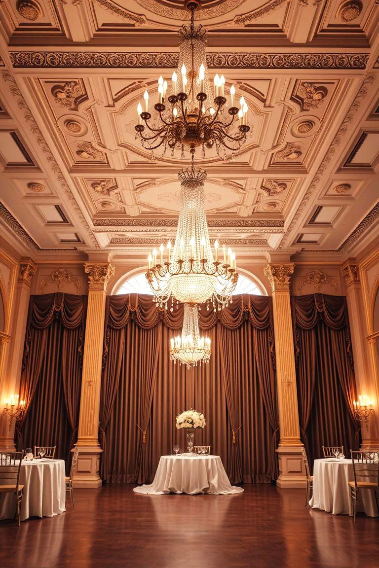 Elegant Ballroom Settings - 24 Vintage Wedding Ideas
